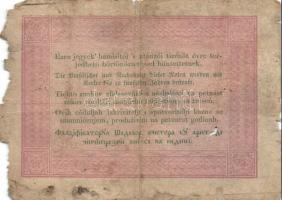 1848. Kossuth-bankók 30Kr (5x) + 5Ft piros (4x) + 10Ft T:III,III-,IV,V