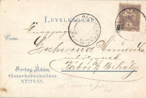 Nyitra Sarlay Ádám fűszerkereskedése / shop