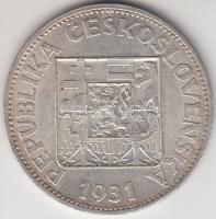 Csehszlovákia 1931. 10K Ag T:2,2-
Czechoslovakia 1931. 10 Korun Ag C:aXF