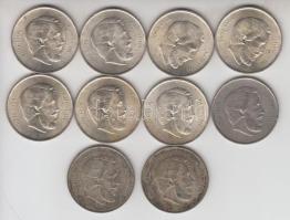 1947. 5Ft Ag "Kossuth" (10x) T:2,2-,3