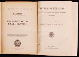 2db Tankönyv: M. V. Fjodorov: Mikrobiológiai gyakorlatok. Bp., 1952. Mezőgazdasági kiadó. Bodnár-Kál...