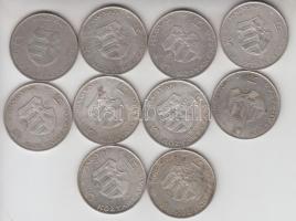 1947. 5Ft Ag "Kossuth" (10x) T:2,2-,3
