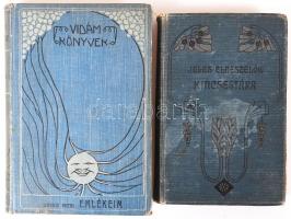 4db Szépművészeti témájú könyv: Váradi Antal: Emlékeim. Bp., 1904. Singer és Wolfner kiadása. Gallov...