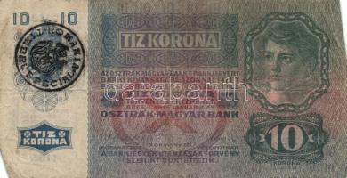 1904-1915. 10K-100K 8db bankjegy felülbélyegzéssel T:IV