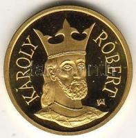 1992. "Károly Róbert" 10.000Ft arany 6,982g, eredeti díszdobozban T:PP Csak 10.000db!