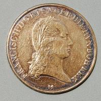 Ausztria/Milánó 1796M Kronenthaler Ag T:3/4 k., fny., ph., ü. aranyozott