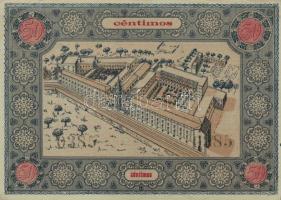 Spanyolország / Barcelona 1924. Szalézi Rend iskoláinak utalványa 50c értékben T:hajtatlan, szélek k...