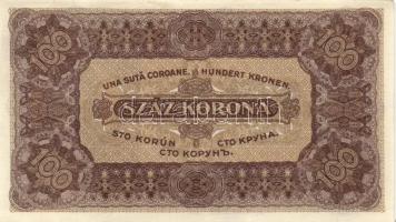 1923. "Magyar Pénzjegynyomda Rt" 100K (2x) T:I,I-