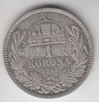 1915. 1K Ag "Ferenc József" T:2-