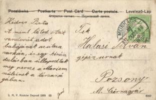 Munkács, Yiddish postcard, Judaica