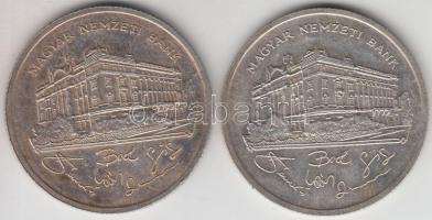 1992. 200Ft Ag "MNB" (2x) T:2