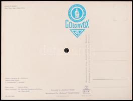 Colorvox képeslap hanglemez, Székely Mihály fotójával