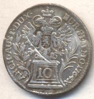 Ausztria 1764. 10Kr Ag "Mária Terézia" T:2-,3 Austria 1764. 10 Kreuzer Ag "Maria Theresia" C:aVF
