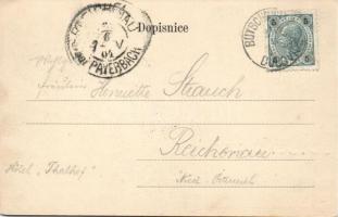 Bucovice, Butschowitz; main square