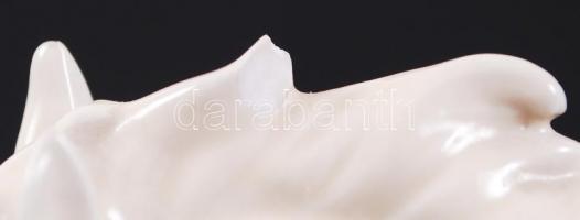 cca 1900 Weiß, Kühnert & Co. jelzett gräfenthali porcelán paripa, alján megkopott aranyozással (...