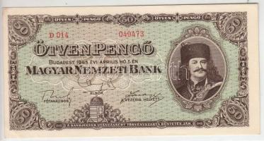 1945. 50P T:I- (apró sarokhajlás)
