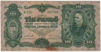 1929. 10P "Deák" T:III-