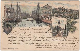 1897 Fiume, Trsat, Fiumara; litho (Rb)