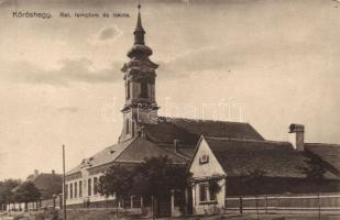 Kőröshegy református templom és iskola (kis szakadás / small tear)