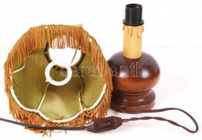 Kis éjjeli lámpa, égő nélkül, működik, m:29 cm