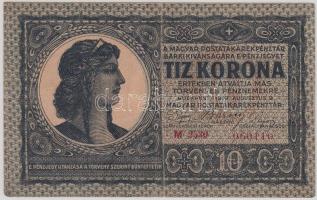 1919. Augusztus 9. 10K T:III(szép papír)