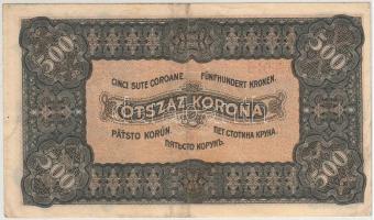 1923. 500K T.W. nyomdahely jelöléssel T:II-,III