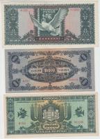 1945-46. 10.000.000P + 10.000MP + 100.000MP + 1.000.000MP + 10.000.000MP + 1.000.000BP + 10.000.000B...