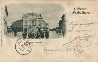 1899 Szabadka Nemzeti kaszinó / National casino  (EK)