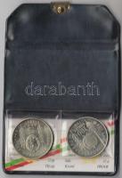 1981. 100Ft + 5L magyar-bolgár közös kiadás "Bulgária 1300 éves" T:PP Eredeti tokban, tanúsítvánnyal!