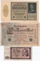 Németország vegyes bankjegy tétel, 1900-as évek elejétől, összesen 32db T:vegyes Germany mixed banknotes from the early 1900s, alltogether 32pcs C:mixed