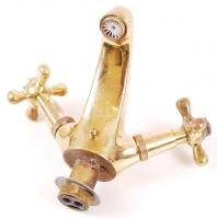 Régi réz csap, 21×21 cm