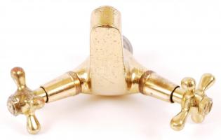 Régi réz csap, 21×21 cm