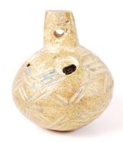 Mini réz csörgő, 3×5 cm, sérült