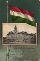 Arad Palace Csanádi, flag, litho (EB)