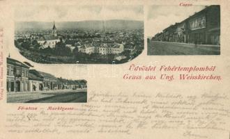 1899 Fehértemplom corso, Main street