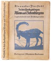 Alexander Florstedt : In den Hochgebirgen Asiens und Siebenbürgens: Jagderlebnisse und Forschungsreisen. München, 1928. J. Reumann Kiadója. Gazdag képanyaggal, megviselt vászonkötésben.