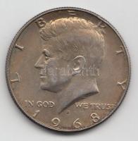 Amerikai Egyesült Államok 1968D. 1/2$ Ag "Kennedy" T:2
USA 1968D. 1/2 Dollar Ag "Kenn...
