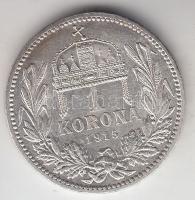 1915. 1K Ag "Ferenc József" T:2