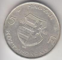 1946. 5Ft Ag "vastag Kossuth" T:2