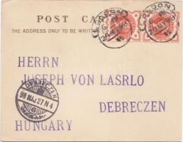 1898 London litho minicard (11.5 × 9 cm)