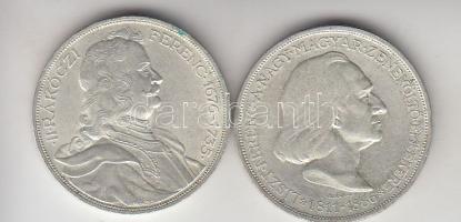 1935. 2P Ag "Rákóczi" T:2 + 1936. 2P Ag "Liszt" T:2