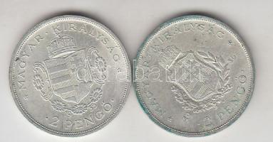 1935. 2P Ag "Rákóczi" T:2 + 1936. 2P Ag "Liszt" T:2