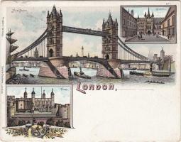 1898 London litho minicard (11.5 × 9 cm)