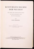 Egon Friedell: Kulturgeschichte der Neuzeit.  München 1928-31. 3 kötet Német nyelven, zöld vászonköt...