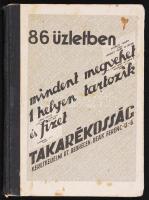 1936 Takarékosság Kereskedelmi Rt. Személy és hitelkeretet igazoló könyvecske.