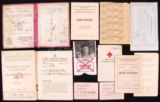 Cca 1940 vegyes okmány tétel