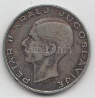 Jugoszlávia 1938. 20D Ag T:2-
Yugoslavia 1938. 20 Dinara Ag C:VF
