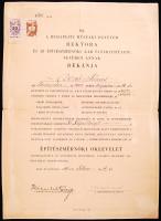 1950 BME Építészmérnöki oklevél