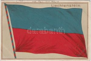 Liechtenstein / National flag of Liechtenstein. HGZ & Co. No. 11671. Emb. litho (EK)