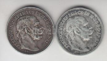 1915. 1K Ag "Ferenc József" (2x) T:2-,3